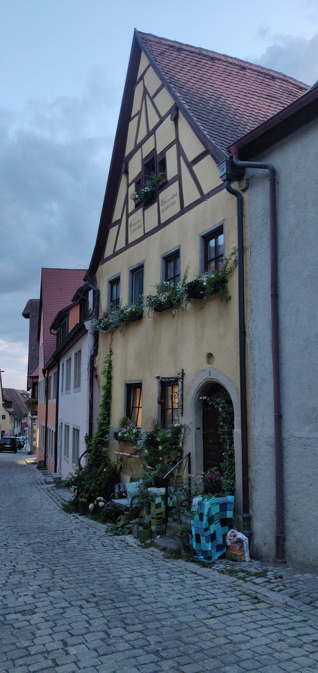 Foto bij Rothenburg ob der Tauber