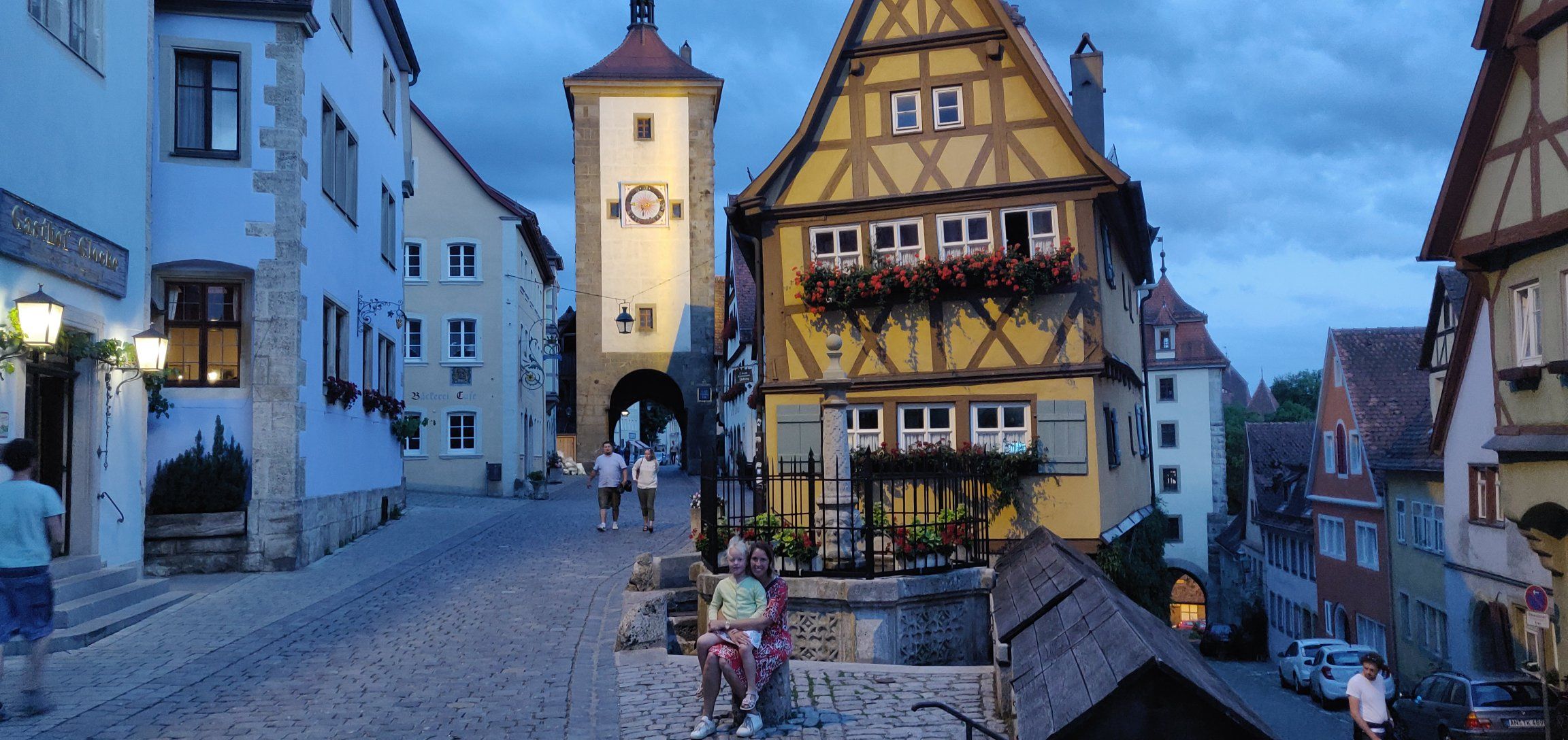 Foto bij Rothenburg ob der Tauber
