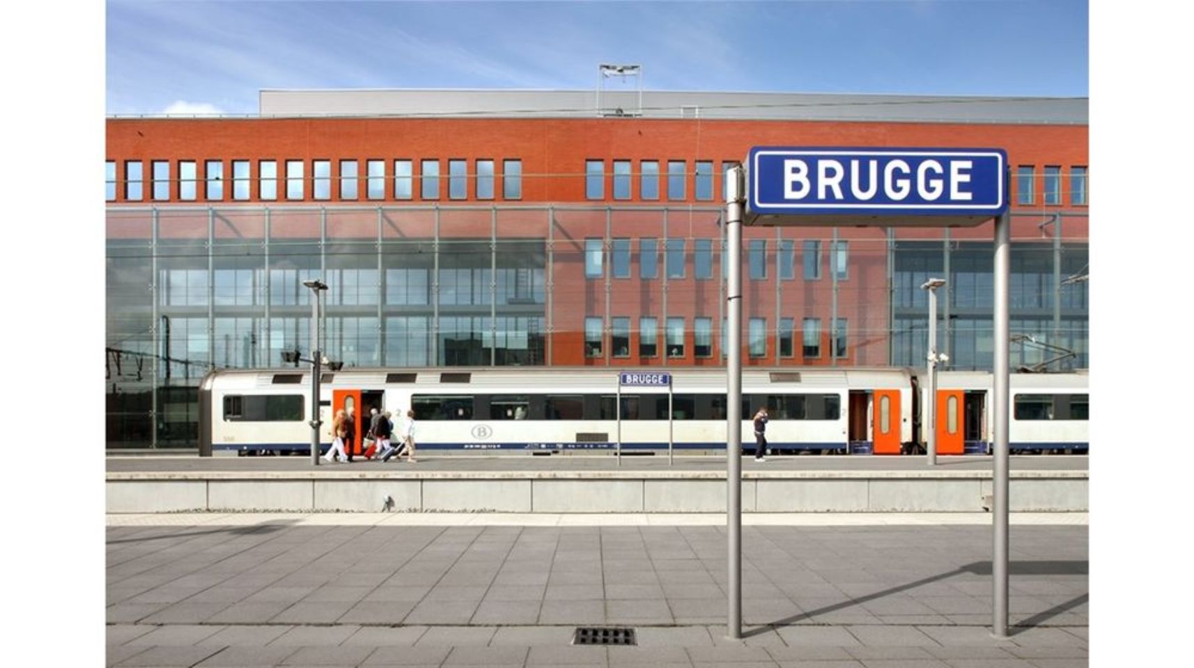 Foto bij Station Brugge